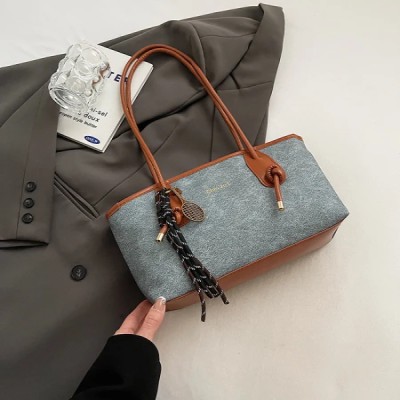 new casual versatile one-shoulder commuting tote bag - code : 1817